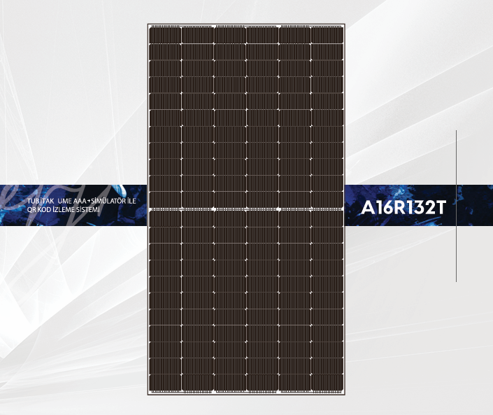 Alfasolar 620W 1 PALET (36 ADET) Topcon Bifacial Half Cut Monokristal Güneş Paneli 132 Hücre Güneş Paneli A+ Class