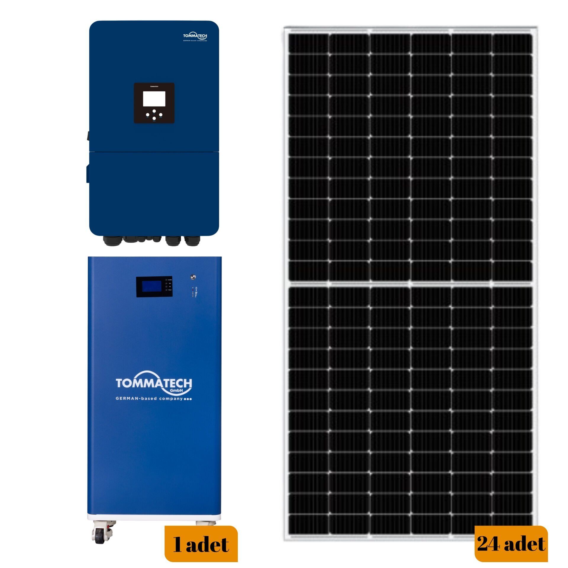 Tommatech 15KW Trifaze Hibrit Lityum Paket-1